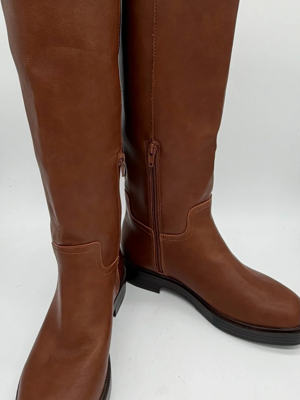Dolce Vita Women's Over-The-Knee Cognac Leather Boots